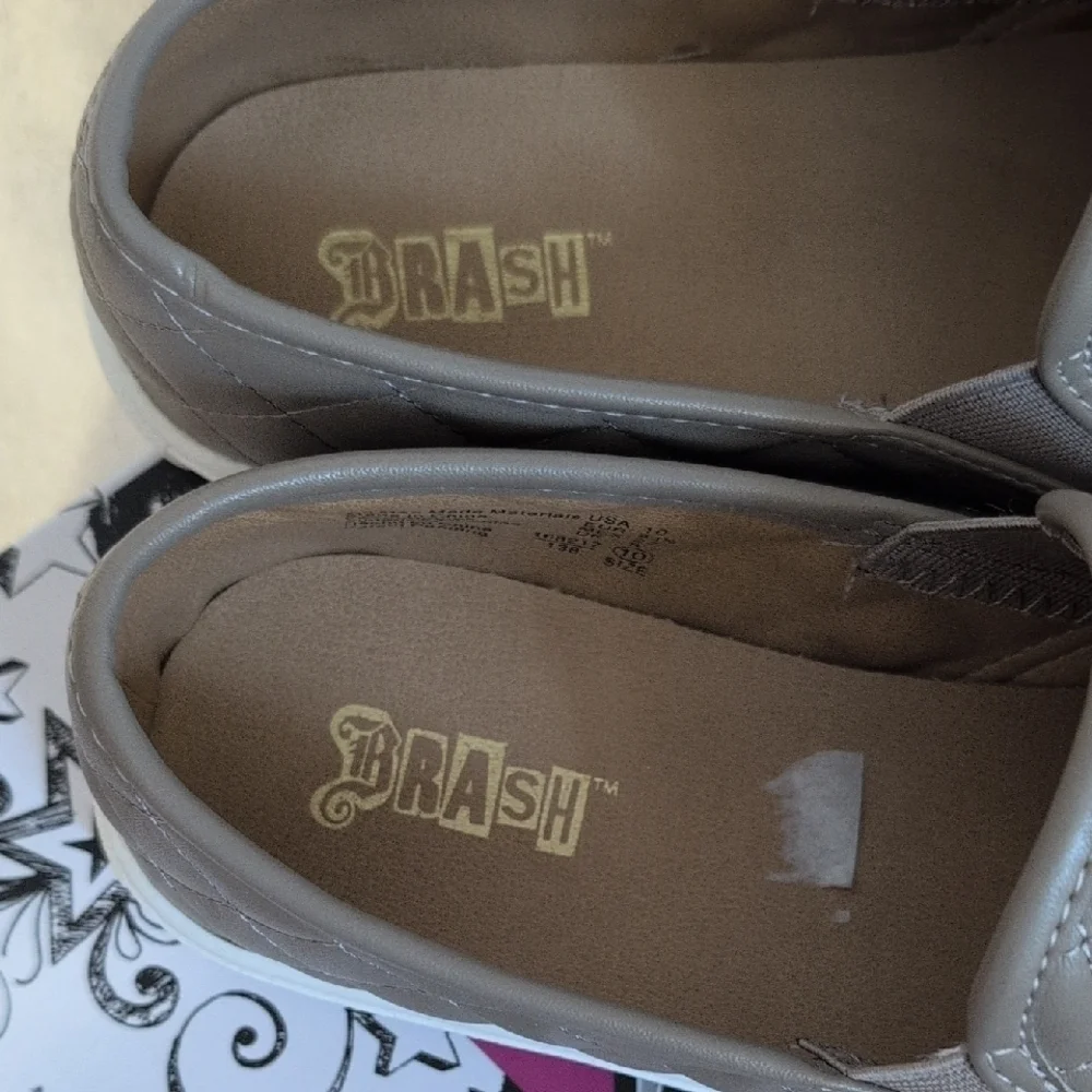 Brash Quilted Slip-On Loafers - Taupe